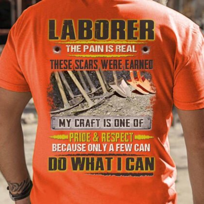 Laborer Pain Scars Apparel - Strong Laborer